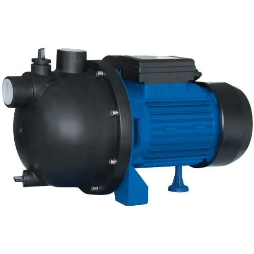 0.6 kW polypropylene self-priming water pump, 40 L/min, front view