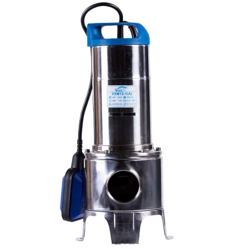 0.55 kW 380 V three-phase vortex sewage pump, stainless steel, 35 mm solids
