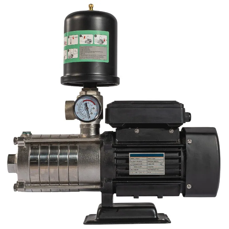0.75 kW VSD Booster Pump, 83 L/min, 35 m Head, 230 V 0.75 kW variable-speed VSD booster pump, 83 L/min, angle view