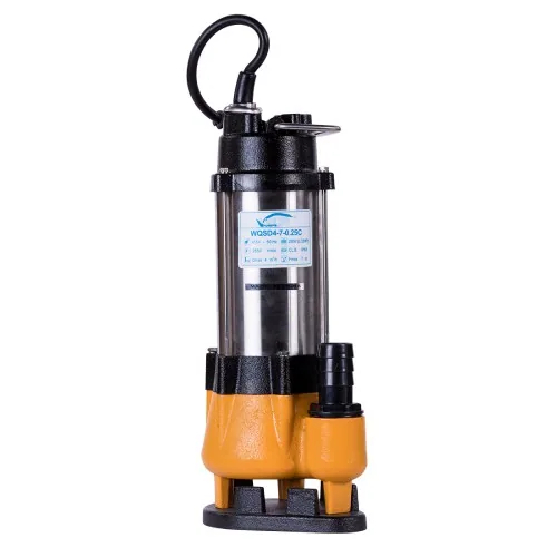 1.1 kW 220 V cast iron submersible pump with float switch, 40 mm outlet