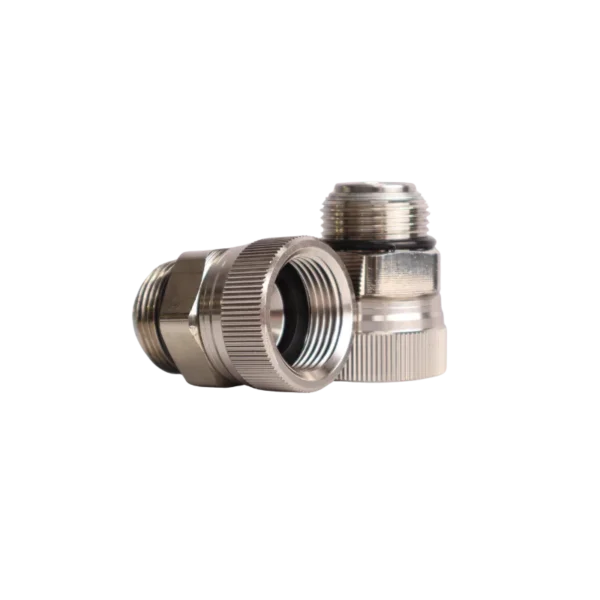 Compact 1 inch male x 1 inch female aluminium fuel nozzle swivel