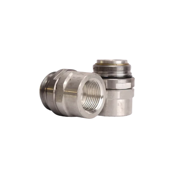 Full-size 1 inch male x 1 inch female aluminium fuel nozzle swivel