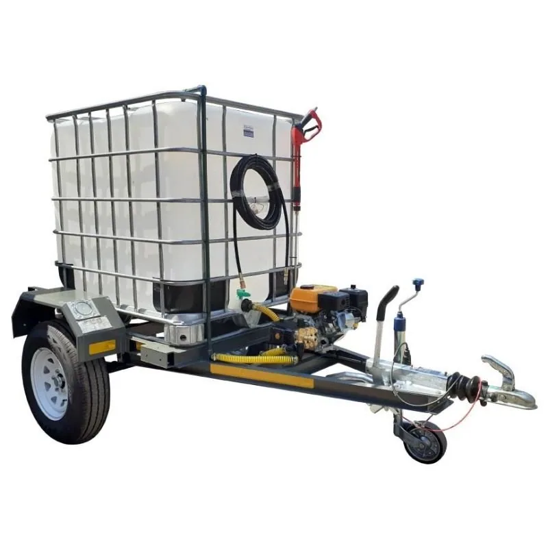 1000 L Trailer Pressure Washer, 186 bar Petrol, IBC Tank, Braked 1000 L trailer pressure washer, 186 bar petrol, IBC tank, braked, view 3