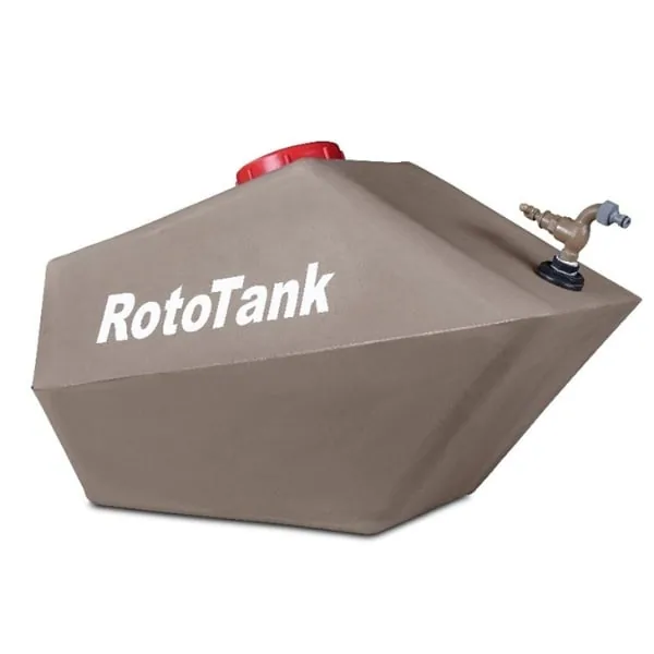 110 L Wheelbarrow Water Tank, Portable, WB110 110 L wheelbarrow portable water tank, side view
