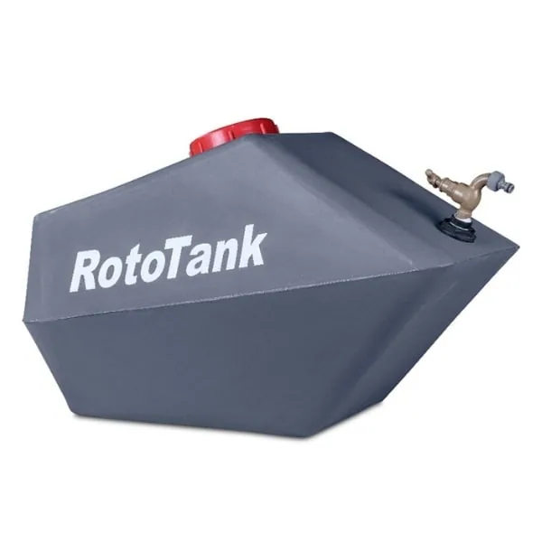 110 L Wheelbarrow Water Tank, Portable, WB110 110 L wheelbarrow portable water tank, three-quarter view
