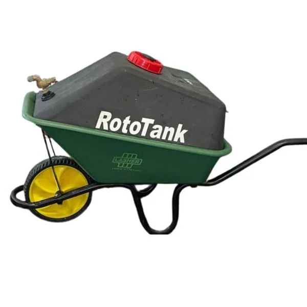 110 L Wheelbarrow Water Tank, Portable, WB110 110 L wheelbarrow portable water tank, pallet base