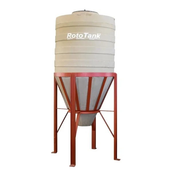 1200 L polyethylene silo for liquid and dry bulk storage, tank only
