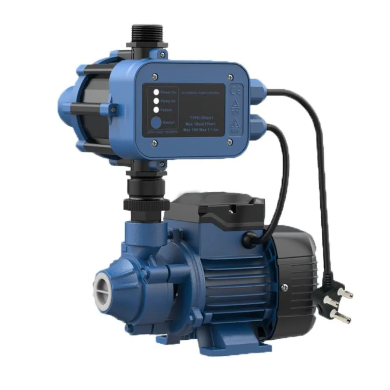 1200 L Slim Tank with 0.37 kW Econo Booster Pump Kit 1200 L tank and 0.37 kW pump combo, side view