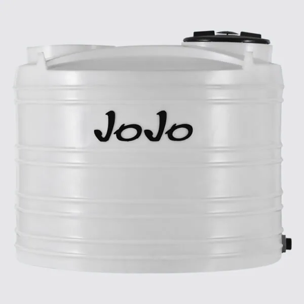 1,500 L JoJo low-profile vertical chemical storage tank, 1410 mm diameter