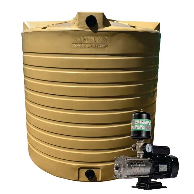 15,000 L Water Tank with 0.75 kW Intelli VSD Booster Pump 15,000 L water tank with 0.75 kW Intelli VSD booster pump