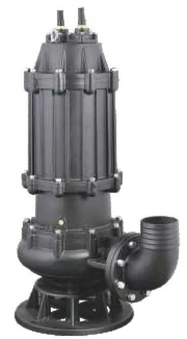 15 kW Heavy-Duty Raw Sewage Pump, 380 V, 200 mm Outlet, 490 m3/h 15 kW 380 V heavy-duty submersible sewage pump, 200 mm outlet, cast iron, side view