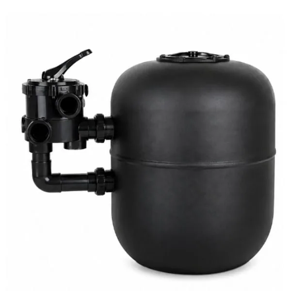 2-Bag Pool Sand Filter, 480 mm Tank, 6-Way Valve, Pools to 30,000 L 2-bag pool sand filter top view with valve