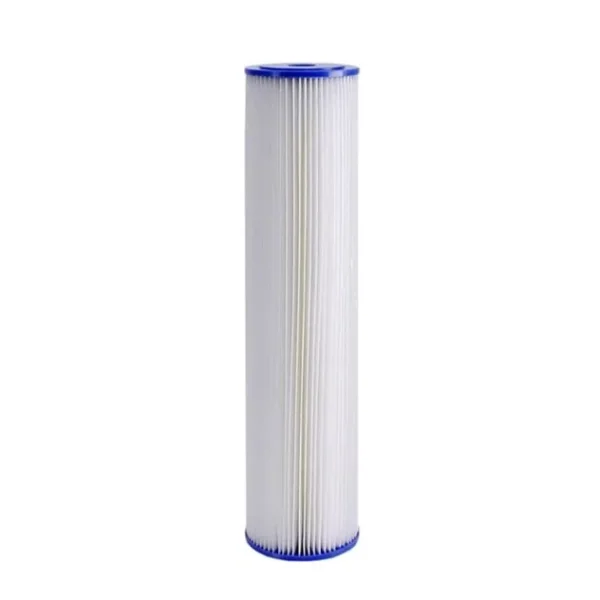 20 inch pleated 5 micron sediment filter cartridge for Big Blue housings