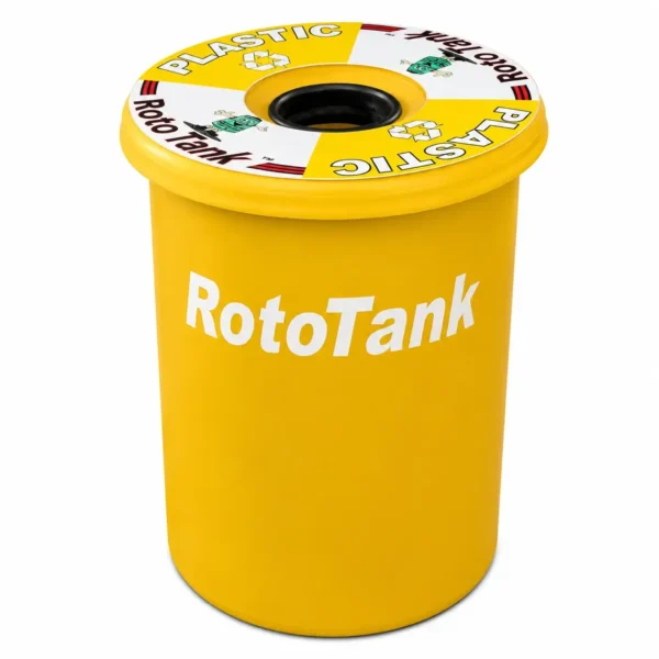 200 L colour-coded LLDPE recycling bin, 560 mm diameter