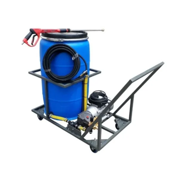 210 L Pressure Washer Trolley, 2.2 kW 230 V Electric, 100 bar