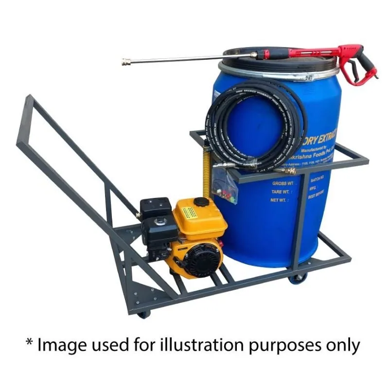 210 L Pressure Washer Trolley, 13 HP Petrol, 248 bar 210 L Pressure Washer Trolley, 13 HP Petrol, 248 bar, side view