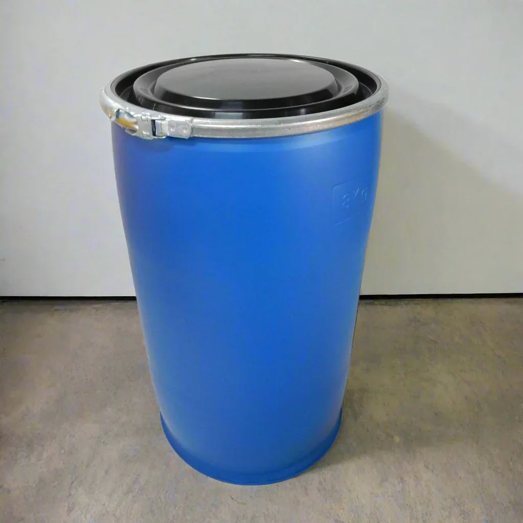 220 L Plastic Barrel Drum, HDPE, 8.8 kg 220 L HDPE plastic barrel drum