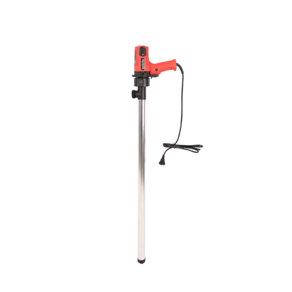 220V electric drum pump with aluminium tube, 750 W, for 200 litre drums