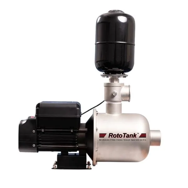 2.2 kW variable speed booster pump, 230V, 2 in ports, built-in drive