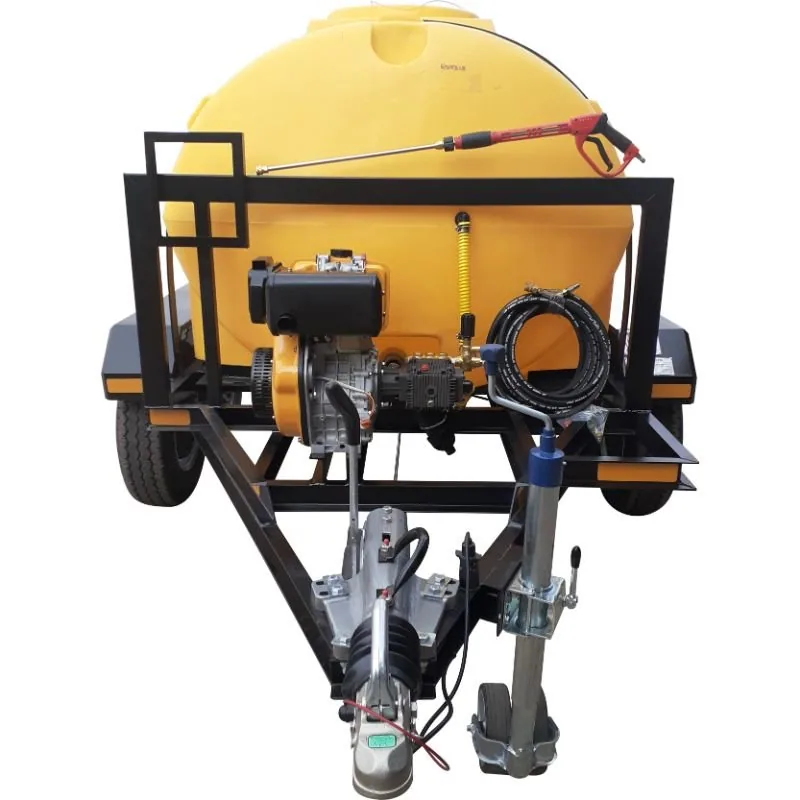 2500 L Pressure Washer Trailer, 10 HP Diesel, 240 bar, Braked 2500 L Pressure Washer Trailer, 10 HP Diesel, 240 bar, Braked, side view