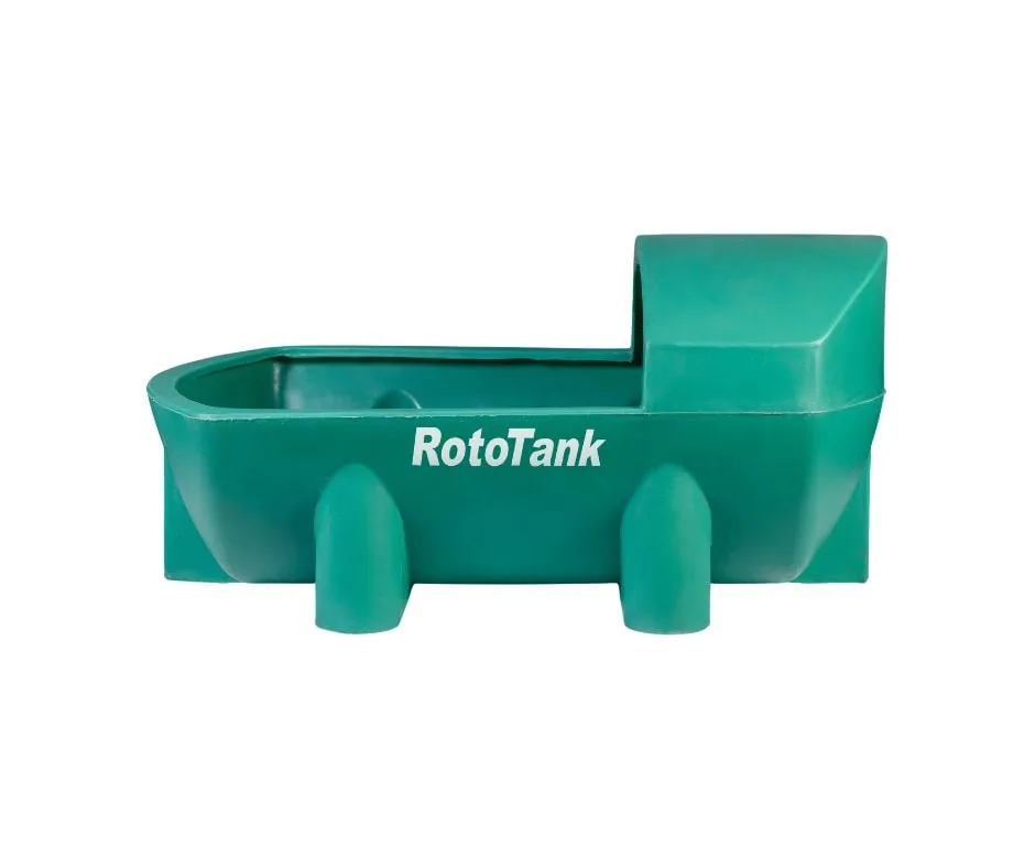 250 L Livestock Water Trough, Green, Float Valve 250 L water trough dimensions, about 1100 x 820 x 655 mm