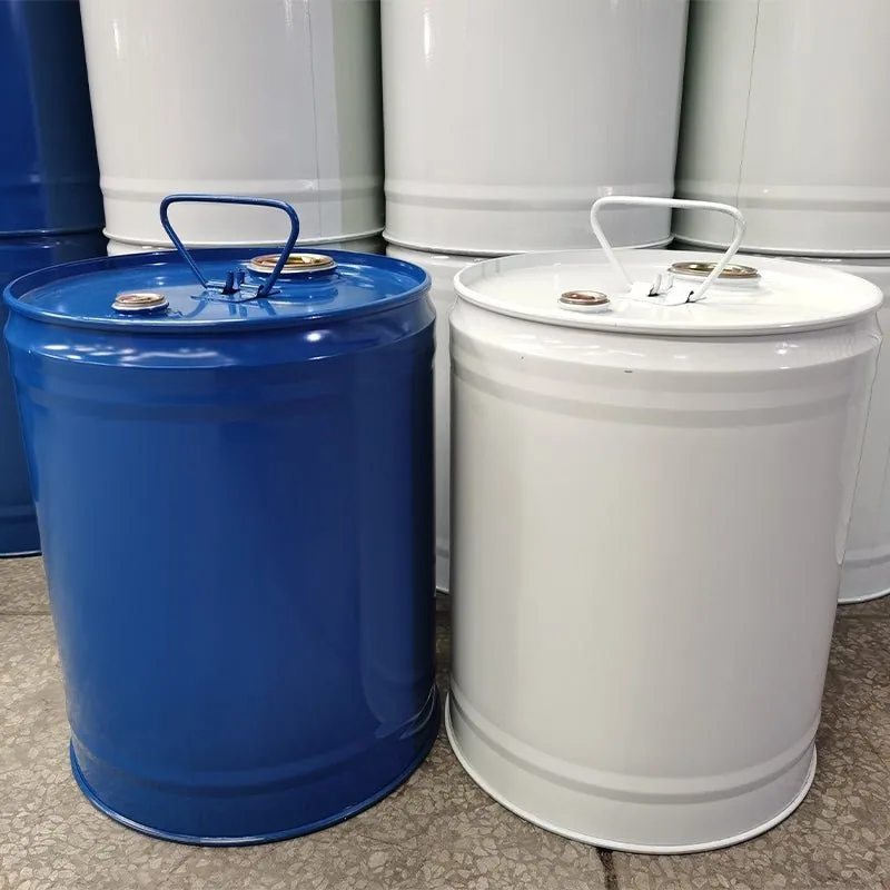 25 L Tight-Head Steel Drum with Handle, 2" and 3/4" Bungs 25 litre closed-top steel drum showing 2 inch and 3/4 inch bungs