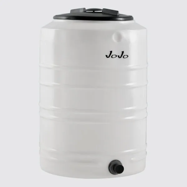 260 L JoJo small vertical chemical storage tank, 670 mm diameter