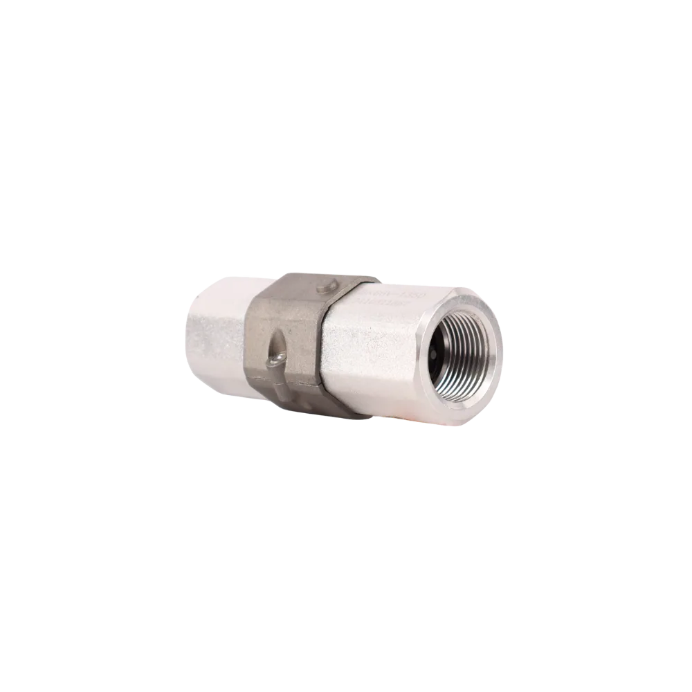 3/4" NPT Hose Breakaway, No Cover, Dual Valve, 5-50 L/min 3/4" NPT dual-valve hose breakaway without cover, 5-50 L/min