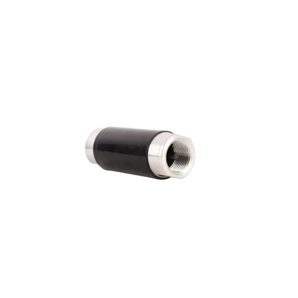 3/4" NPT dual-valve hose breakaway with cover, 5-50 L/min