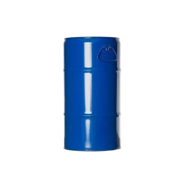 New 30 litre blue tight-head steel drum, lacquered and UN approved