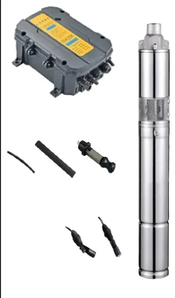 350W 3LSS Solar Borehole Pump, 24 V DC, 85 m Head, 1.2 m³/h