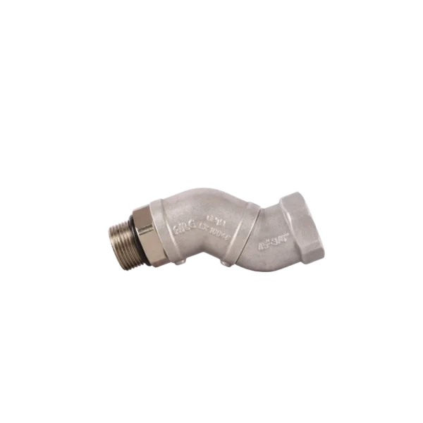 360 degree rotating fuel nozzle hose swivel, 3/4 inch BSP male x female