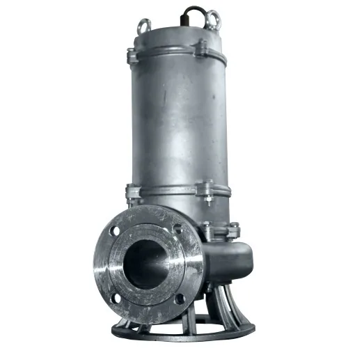 3 kW 316L stainless steel chemical sludge submersible pump, 65 mm outlet