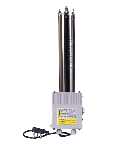 4 inch borehole motor 0.75kW 220V single-phase with control box