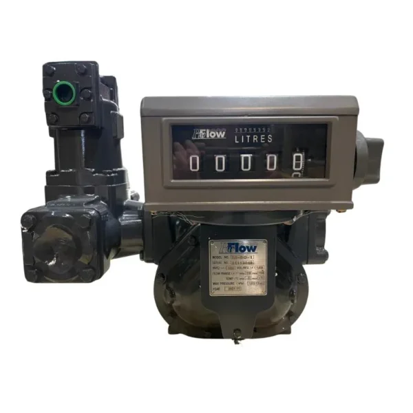 4 inch positive-displacement bulk fuel flow meter with air eliminator, strainer and mechanical counter