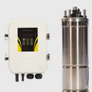 4SD4/6 solar borehole pump kit, 0.55 kW, 60 m head, 48 V DC controller