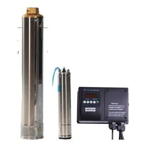 4SD6/52 4" Borehole Pump 7.5 kW, 376 m Max Head 4SD6/52 4 inch stainless steel borehole pump, 7.5 kW, 376 m head, pump end close-up