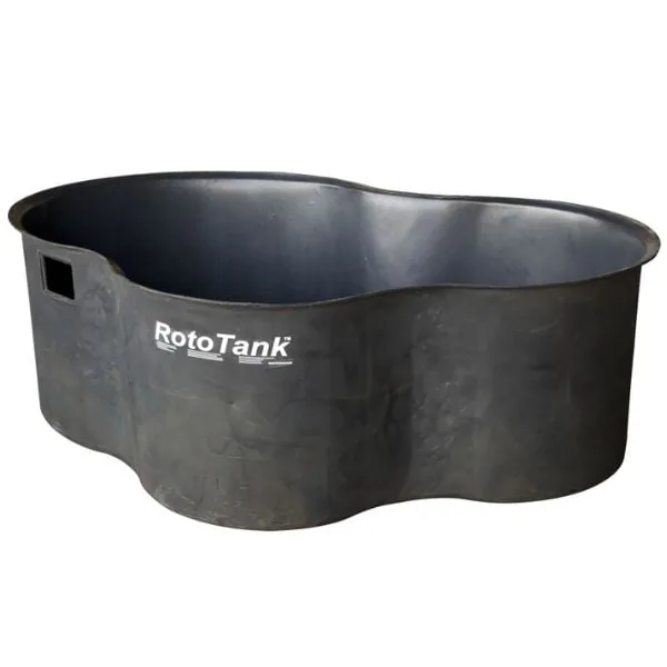 5000 L black LLDPE koi pond, 3000 x 2200 x 1060 mm