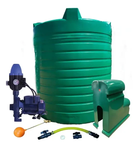 5000 L Water Tank Combo, 1.1 kW Monoblock Pump complete kit