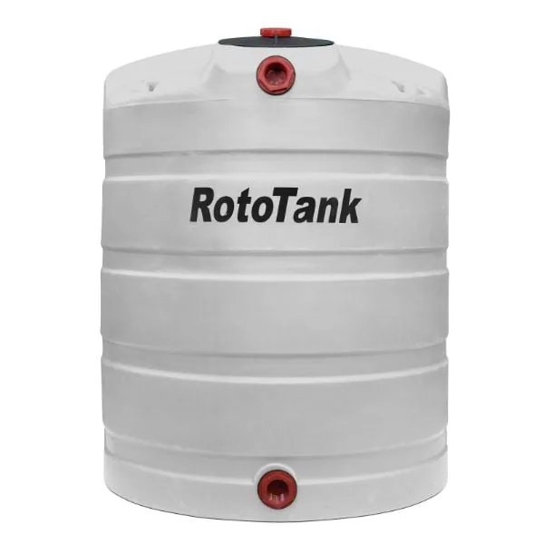 500 L vertical heavy duty LLDPE diesel and chemical tank, 840 mm diameter, 1.6 SG