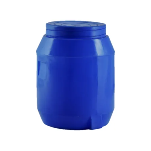 50 L HDPE plastic drum with screw-on lid