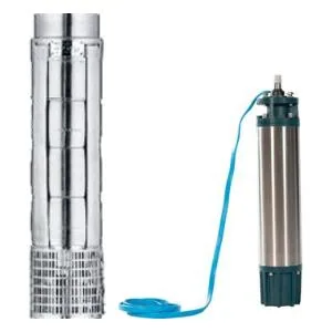 6" Borehole Pump SP60-17, 30 kW, 238 m Max Head 6-inch SP60-17 stainless steel multistage borehole pump, 30 kW, 238 m max head, pump end close-up