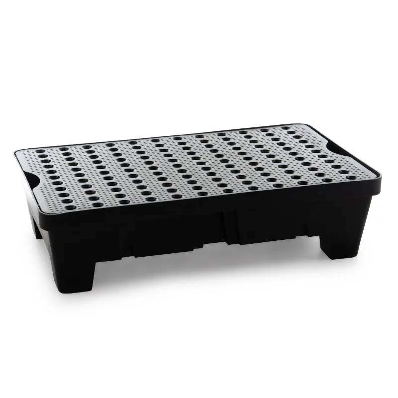 60 L Spill Containment Tray with Feet, 1200 × 800 mm 60 litre spill tray with removable slatted platform