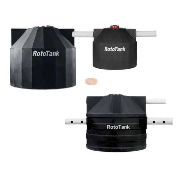 600 L septic tank combo with 300 L inspection chamber and 300 L soak away