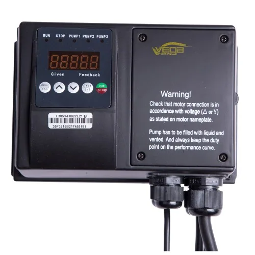 7.5 kW 525 V Variable Speed Drive, 3-Phase, 14 A 7.5 kW 525 V variable speed drive for pump motors (view 3 of 3)