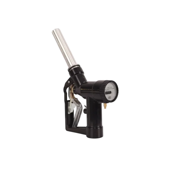 Manual diesel nozzle with built-in analogue flowmeter register, 32 to 120 L/min