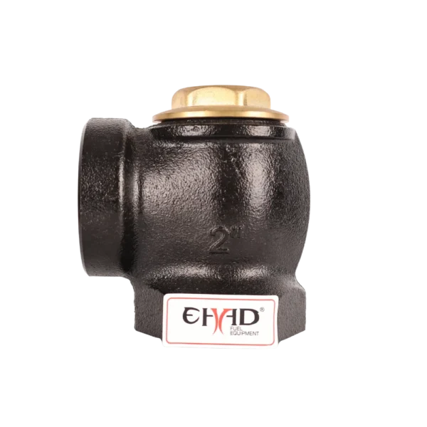 2 inch cast iron angle check valve with brass top and Buna-N seals