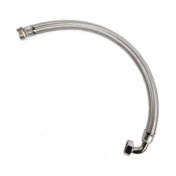 25 mm x 600 mm stainless braided anti-vibration flexible hose for pressure vessels
