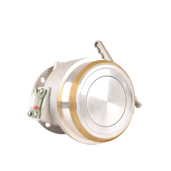 4 inch API male coupler with sight glass, handle and bronze ring for bottom loading