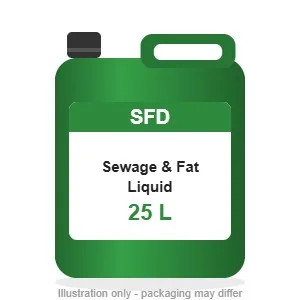 25 litre drum of biological septic tank and sewage liquid treatment, bacteria and enzymes
